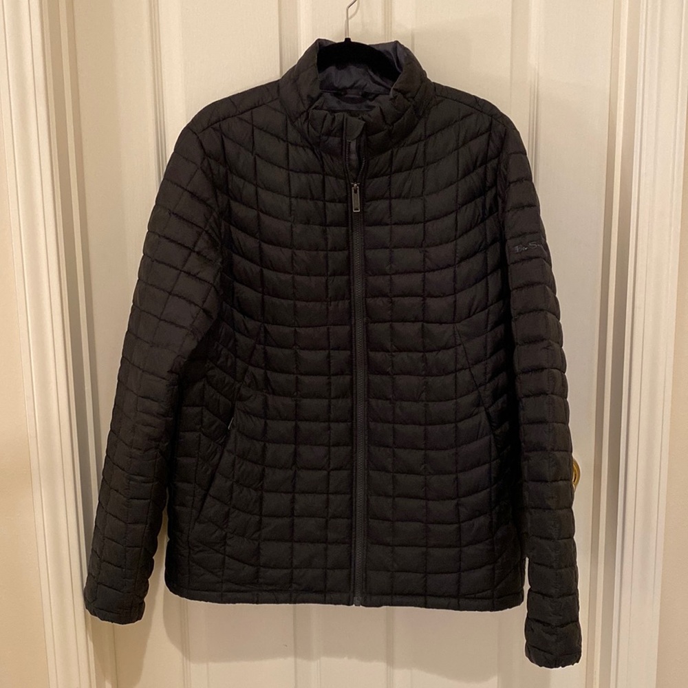 Mens Ben Sherman black lightweight puffer jacket Size Large